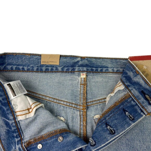 Levi’s Iconic Long Denim Skirt Women’s 26 / XS / Size 2 High Rise Maxi NWT - Picture 5 of 12